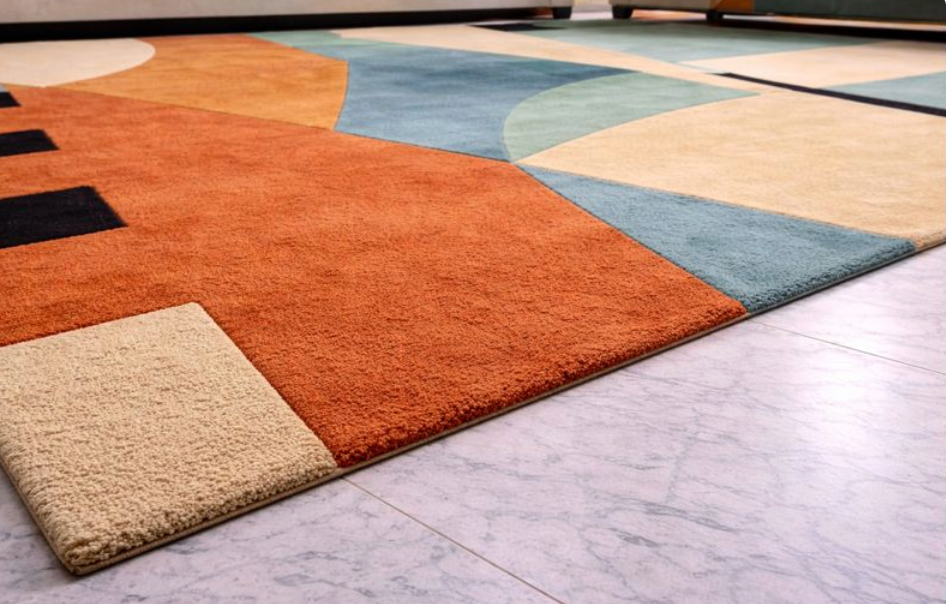 Abstract contemporary Rug